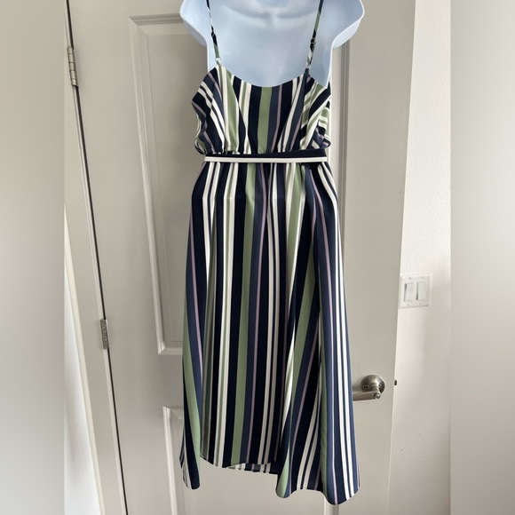 LOFT Outlet Stripped WrapMidi Dress 👗 - Picture 6 of 7